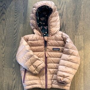 Patagonia Kids Puffer Jacket in Light Pink